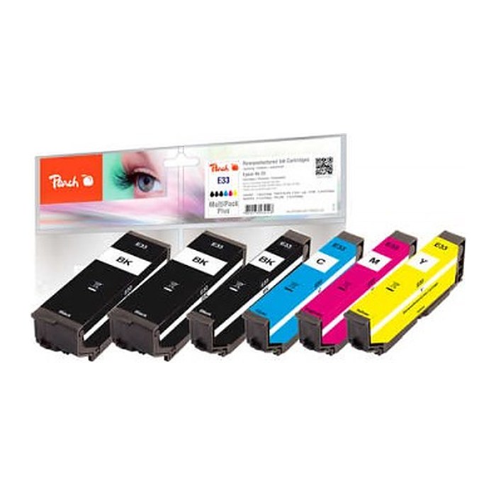 Peach Patrone Epson Nr.33 MultiPackPlus REM,KOM