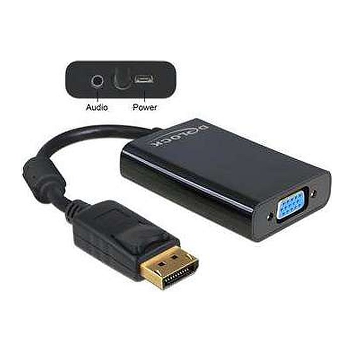 DeLOCK 65439 DisplayPort/VGA Adapter, 1 St.