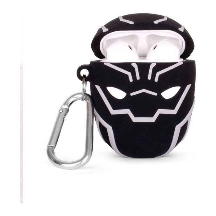 ThumbsUp! PowerSquad AirPods Case Black Panther 3D-Silikon