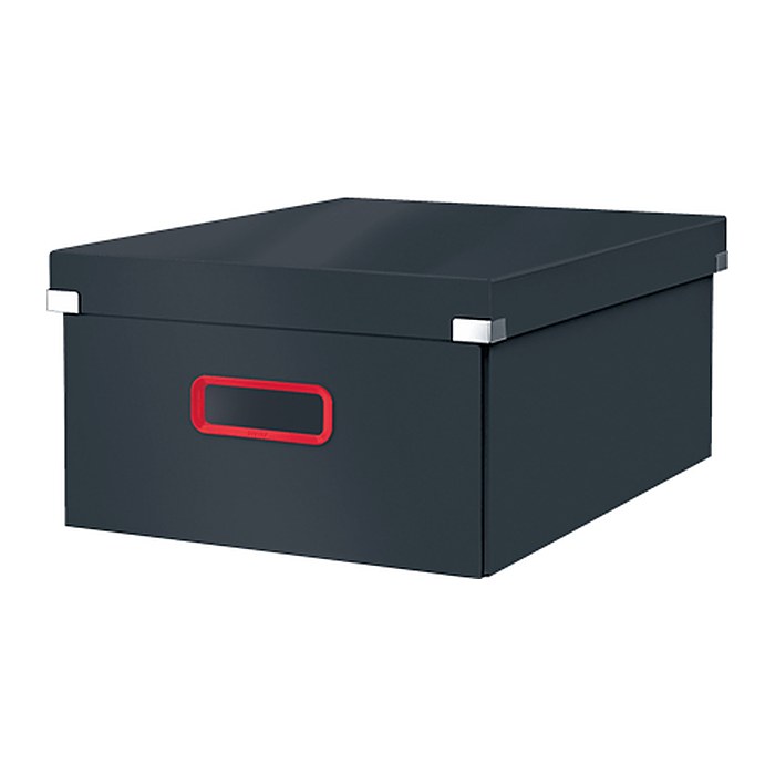 LEITZ Click & Store Cosy Aufbewahrungsbox 32,0 l grau 36,9 x 48,2 x 20,0 cm, 1 St.