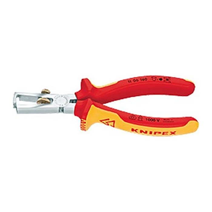KNIPEX Abisolierzange VDE 11 06 160, Länge: 16,0 cm, 1 St.