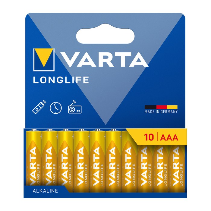 Varta Batterie LONGLIFE AAA NEU 10St.