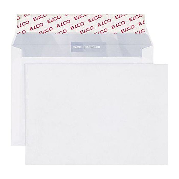 ELCO Briefumschläge Premium DIN C6 ohne Fenster hochweiß haftklebend 500 St.