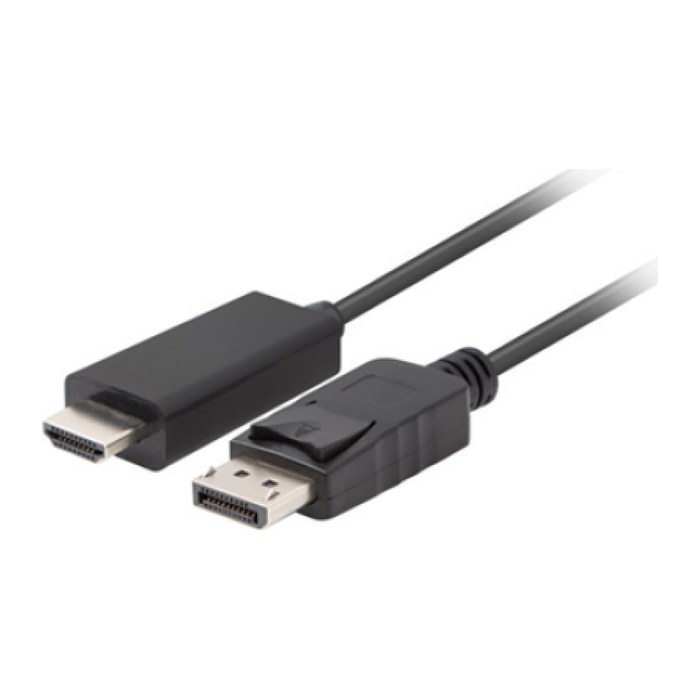 LANBERG Displayport (M)V1.1->HDMI(M) Kabel 5,0m schwarz