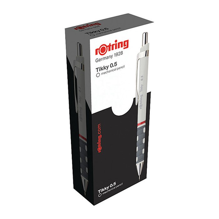 rotring Tikky ReDesign Druckbleistift weiß HB 0,5 mm, 1 St.