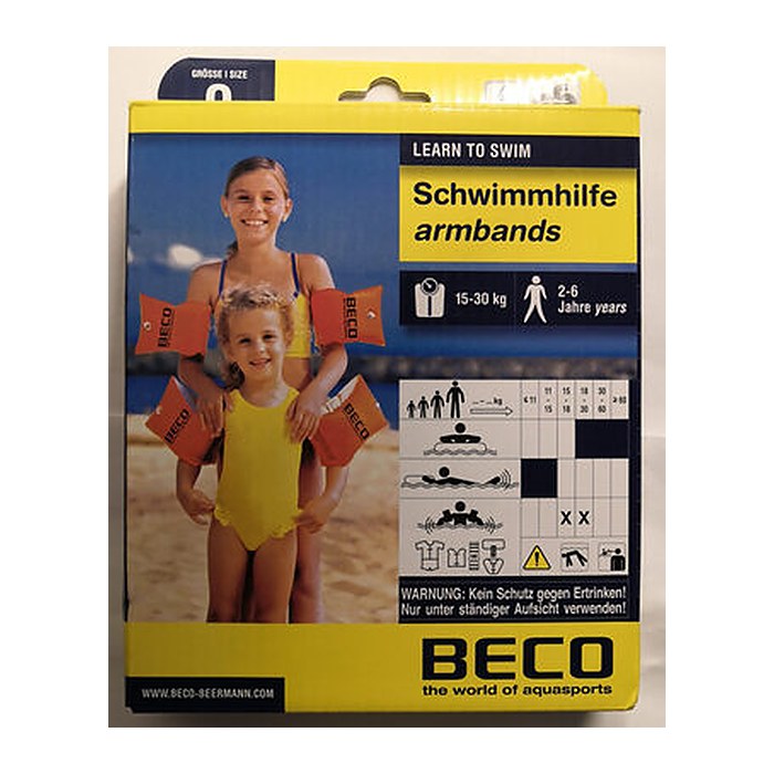 BECO Schwimmflügel orange