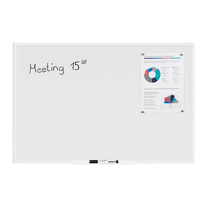 MAUL Whiteboard MAULprimo 90,0 x 60,6 cm weiß kunststoffbeschichteter Stahl