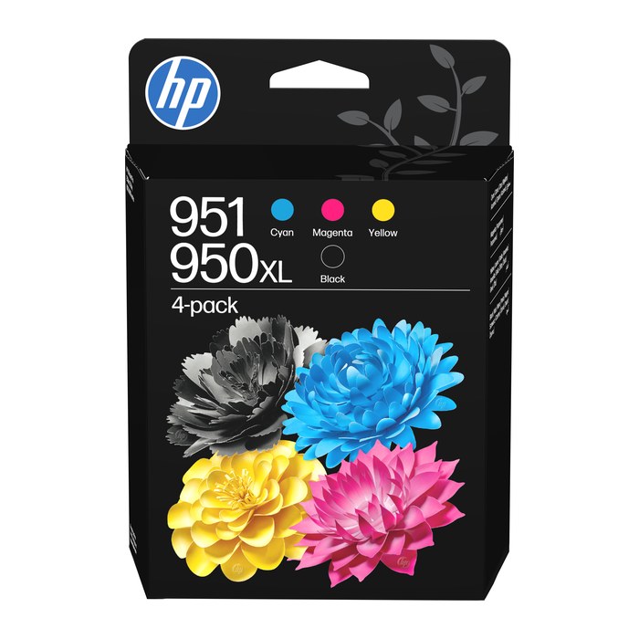 HP 950XL/951(C3WK1AE) schwarz, cyan, magenta, gelb Druckerpatronen, 4er-Set