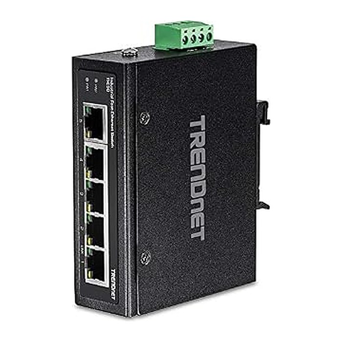 TRENDnet Industrial Switch 5-Port Fast Ethernet DIN-Rail