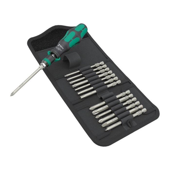 Wera Ratschen-Schraubendreher-Set Kraftform Kompakt 838 RA-R M Set 1 05051061001 15-tlg.