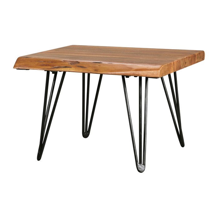 WOHNLING Couchtisch rechteckig Massivholz sheesham 56,0 x 51,0 x 38,0 cm, 1 St.