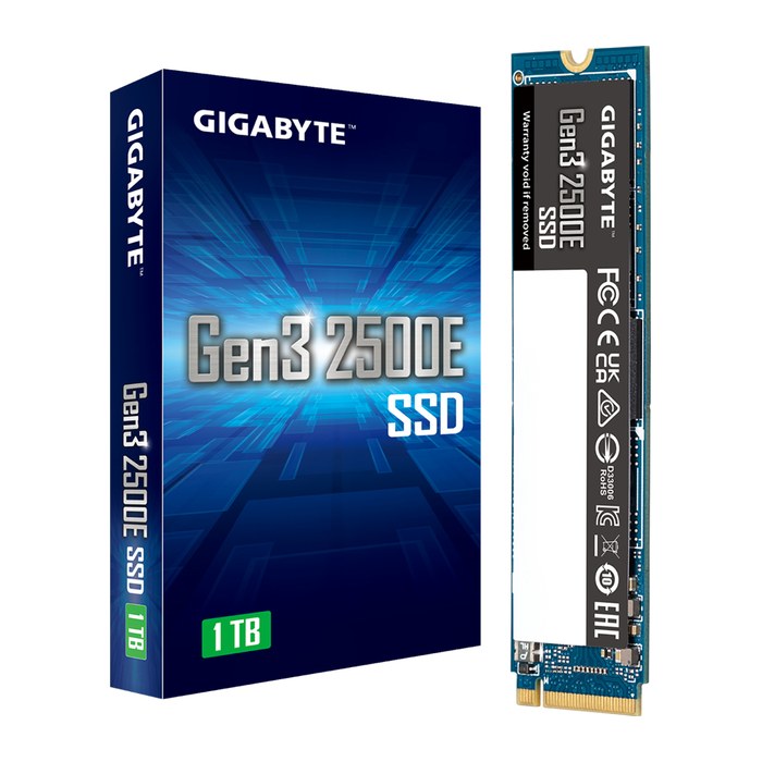 SSD 1TB Gigabyte Gen3 2500E PCI-E 3.0 NVMe 1.3