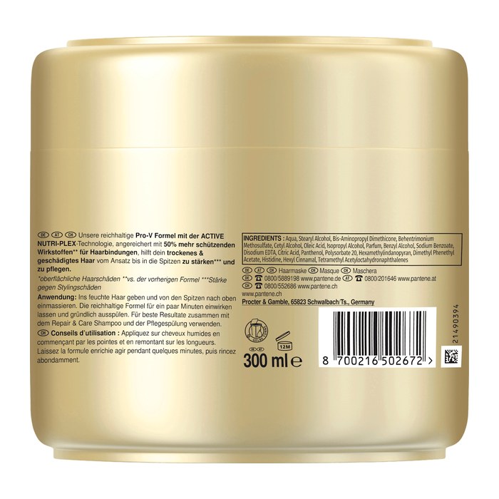 PANTENE PRO-V REPAIR & CARE KERATIN RECONSTRUCT Haarmaske 300 ml
