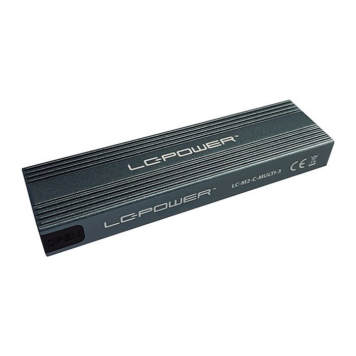 LC-Power SSD-Gehäuse LC-M2-C-Multi-3 -M.2 (NVMe & SATA)