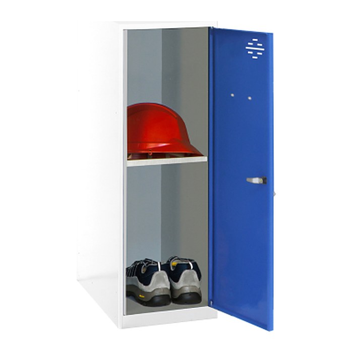 Simonrack Spind SIMONLOCKER DISM weiß, blau 8425437119354, 1 Schließfach 40,0 x 50,0 x 91,5 cm