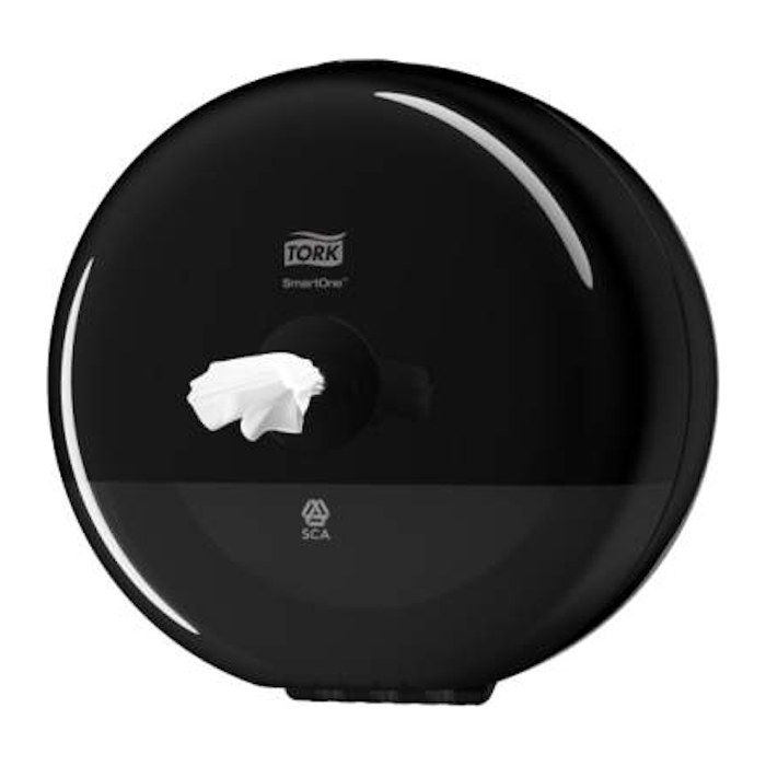 TORK Toilettenpapierspender SmartOne® T9 Mini 681008 schwarz Kunststoff, 1 St.