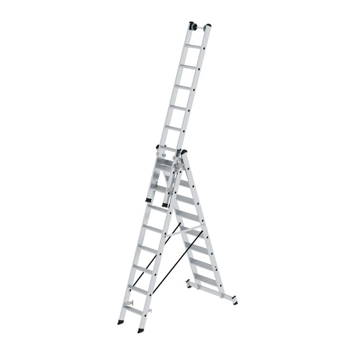MUNK Vielzweckleiter silber 3x 8 Stufen