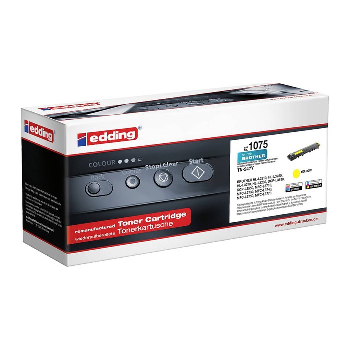 edding EDD-1075  gelb Toner kompatibel zu brother TN-247Y