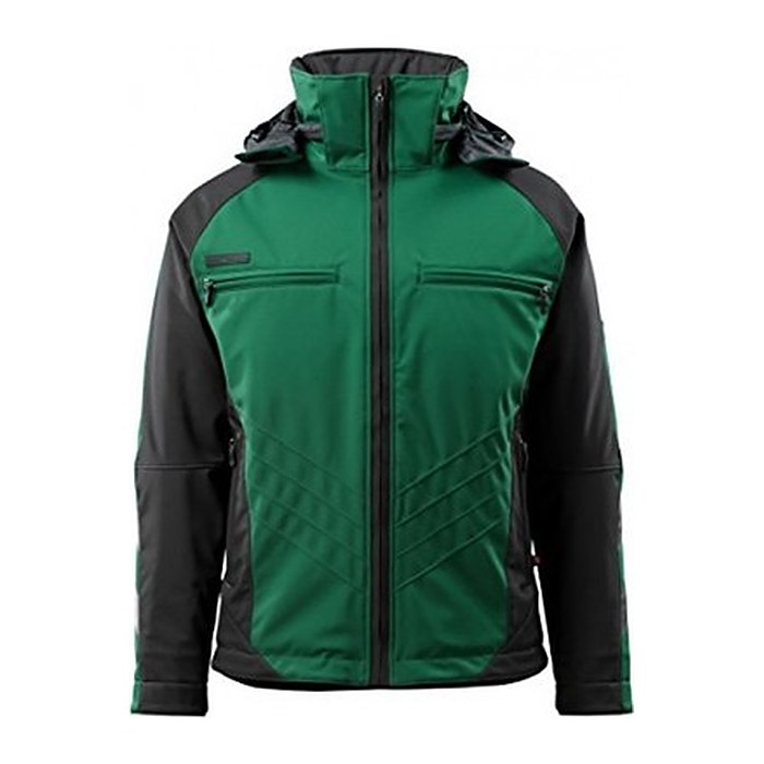 MASCOT® Herren Softshelljacke "DARMSTADT" Unique grün, schwarz Größe L