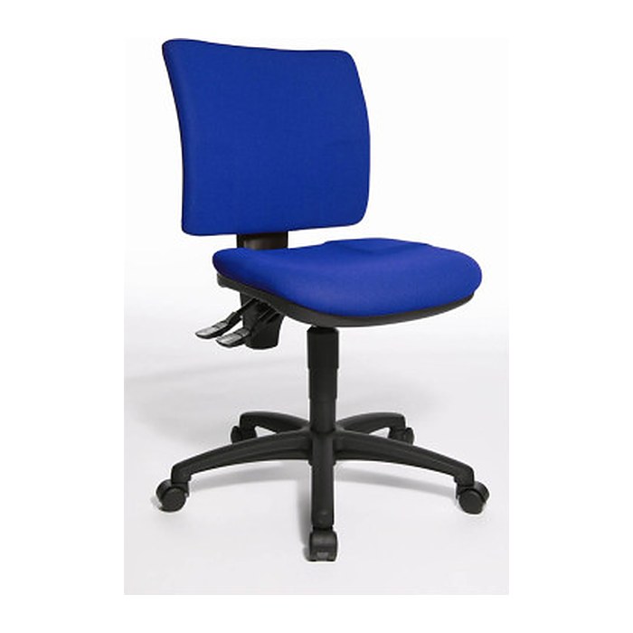 Topstar Bürostuhl U50, 8070 BC6 Stoff blau, Gestell schwarz