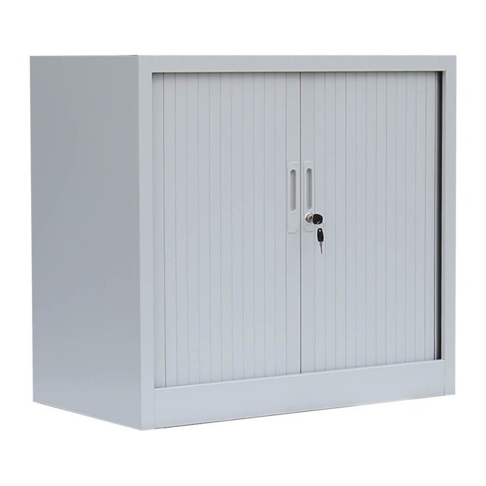 LÜLLMANN Schiebetürenschrank, 555080 lichtgrau 1 Fachboden 80,0 x 45,7 x 75,0 cm