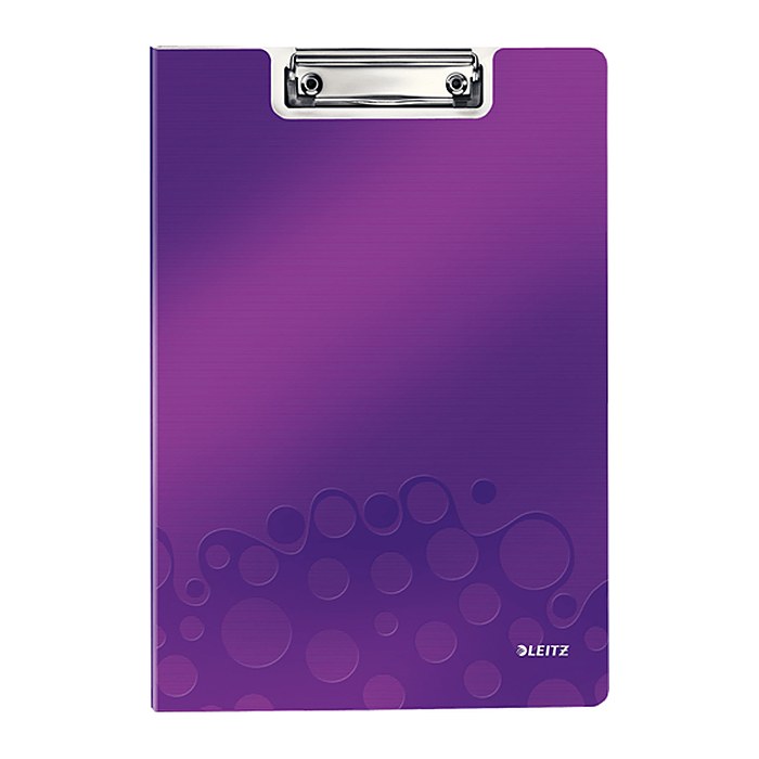 LEITZ Klemmbrettmappe WOW 4199 DIN A4 violett Kunststoff, 1 St.