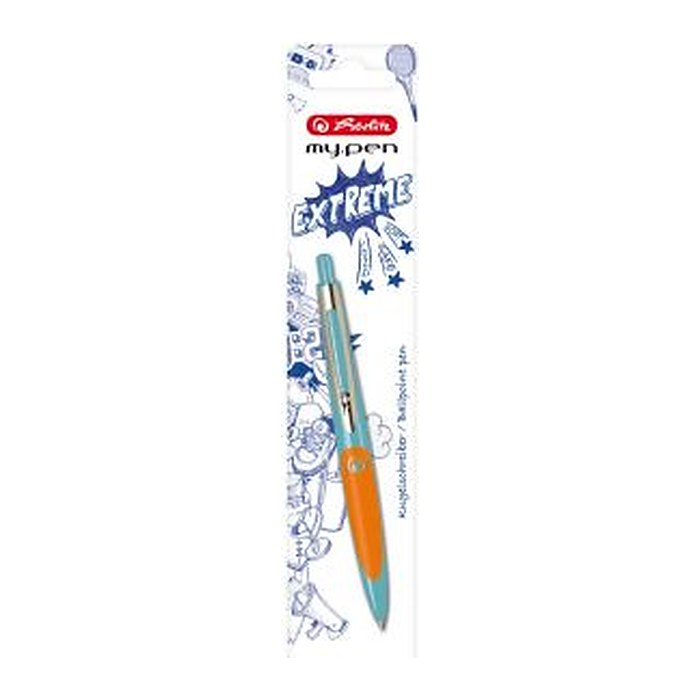 Herlitz Kugelschreiber my.pen türkis/orange