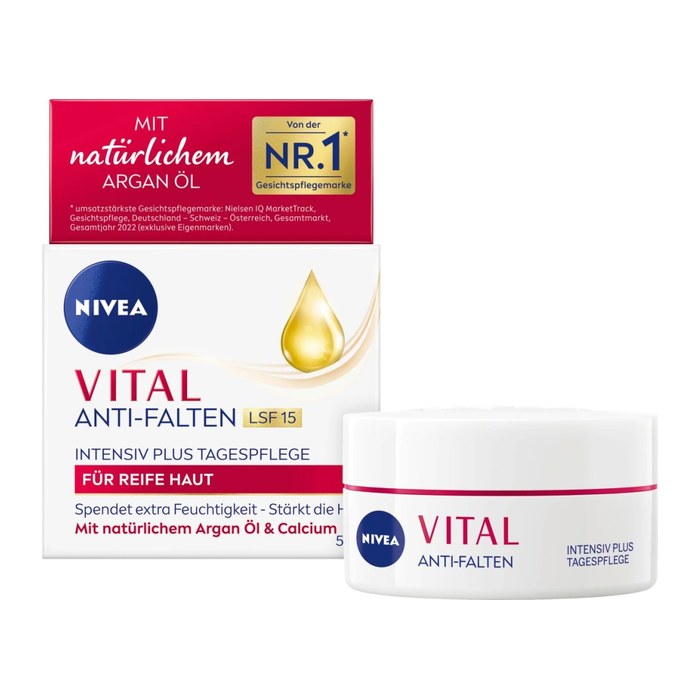 NIVEA VITAL ANTI-FALTEN INTENSIV PLUS LSF 15 Gesichtscreme 50,0 ml