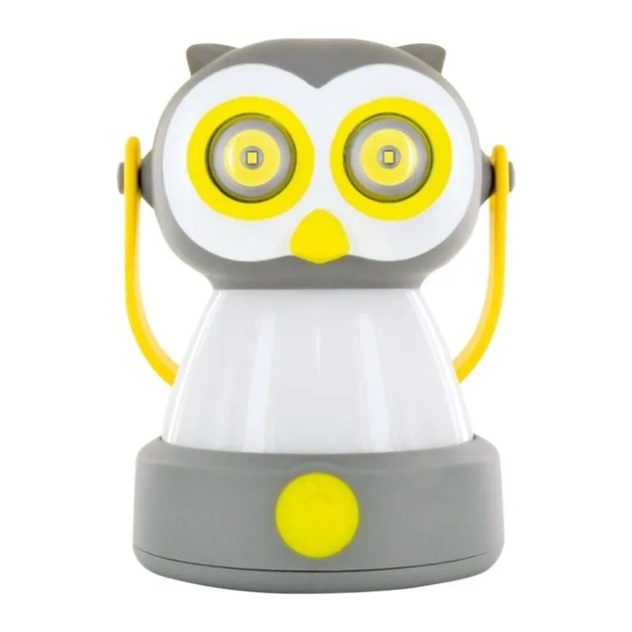 Schwaiger LED Campingleuchte 100 Lumen Eule Weiß