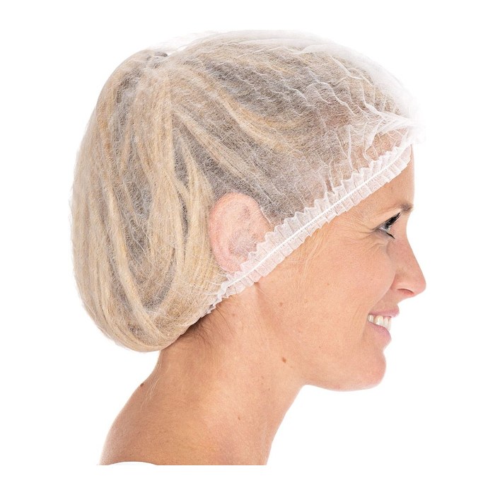 HYGONORM unisex Klipphauben light weiß Größe Mittel 100 St.
