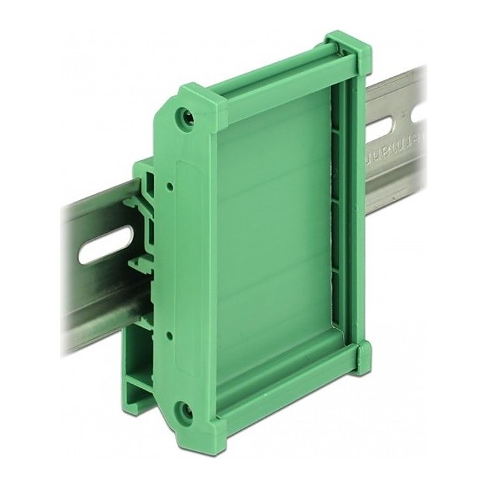 DELOCK Platinenhalterung (72 mm) für Hutschiene 5 cm lang