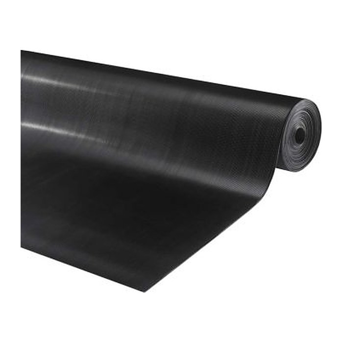 Hamat Riefen-Gummimatte schwarz 100,0 x 1000,0 cm