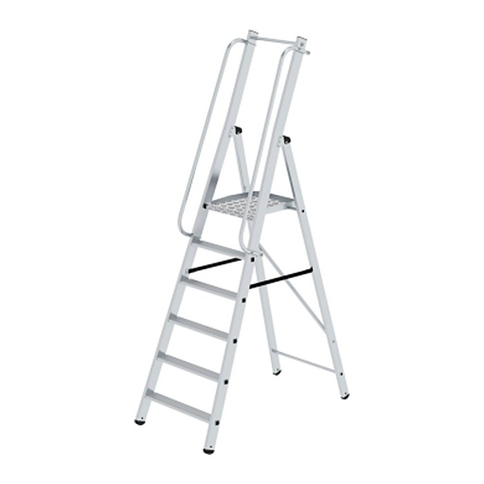 MUNK Podestleiter 51096 silber 6 Stufen, H: 241,0 cm