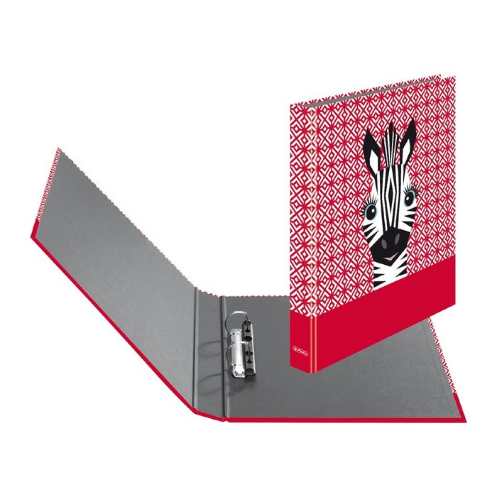 herlitz Cute Animal Ringbuch 2-Ringe Motiv DIN A4, 1 St.