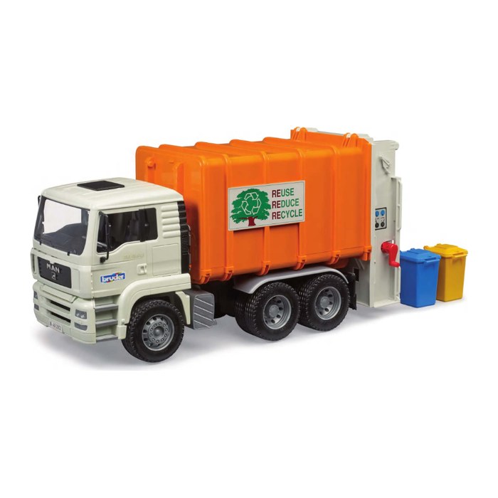 bruder MAN TGA Müll LKW Hecklader 02772 Spielzeugauto