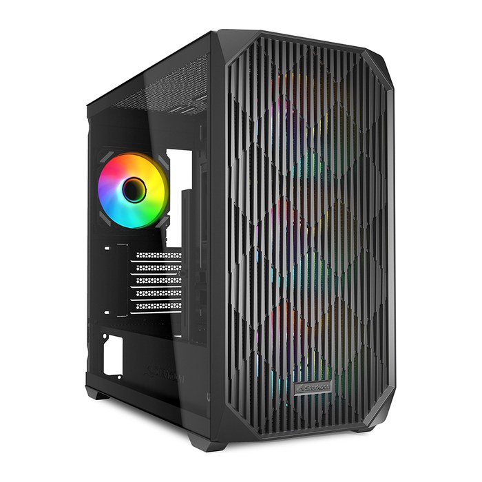 Sharkoon Gehäuse MK3 RGB Micro-ATX 1xGlas schwa