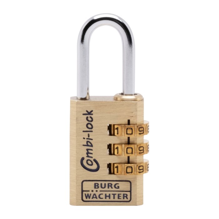 BURG WÄCHTER Vorhängeschloss Combi-Lock 80 40M gold, 1 St.