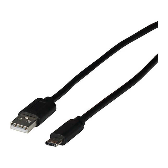EFB USB2.0 Anschlusskabel A-C,St.-St.,3m, 480Mbit 3A