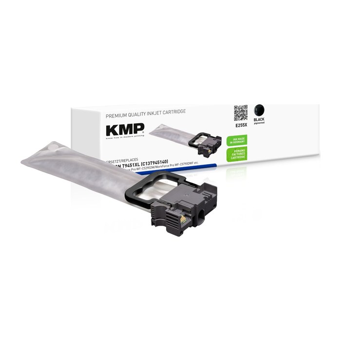 KMP E255X schwarz Druckerpatrone kompatibel zu EPSON T9451