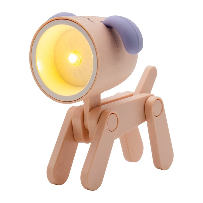 RealPower LED-Tier Taschenlampe Pink dog
