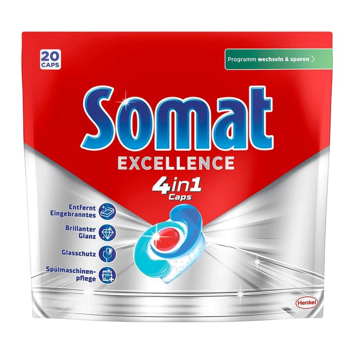 Somat EXCELLENCE 4in1 Spülmaschinentabs, 20 St.