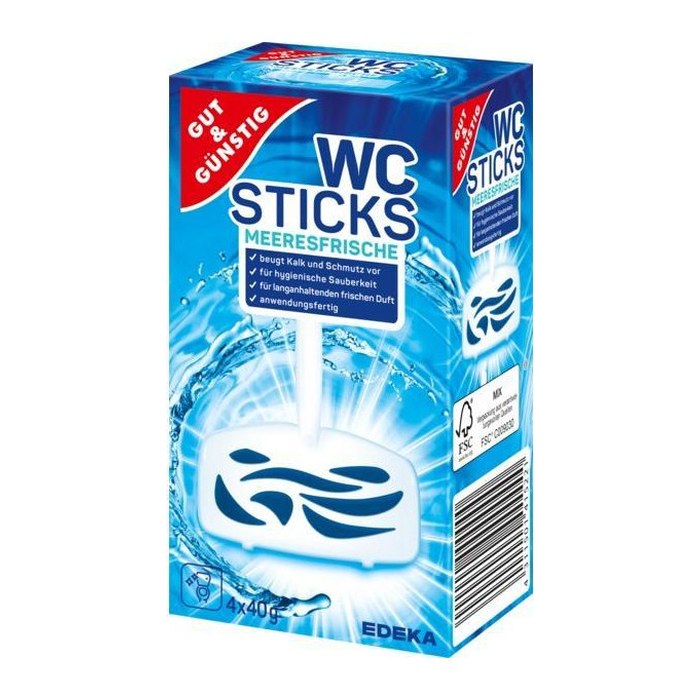 GUT&GÜNSTIG WC-Duftspüler Meeresfrisch, 4 St.