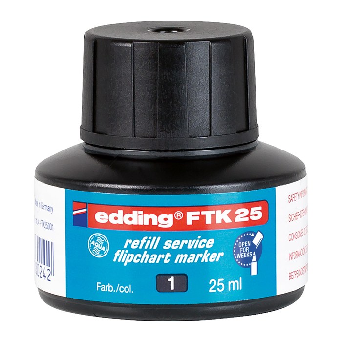 edding Nachfülltinte FTK 25 schwarz