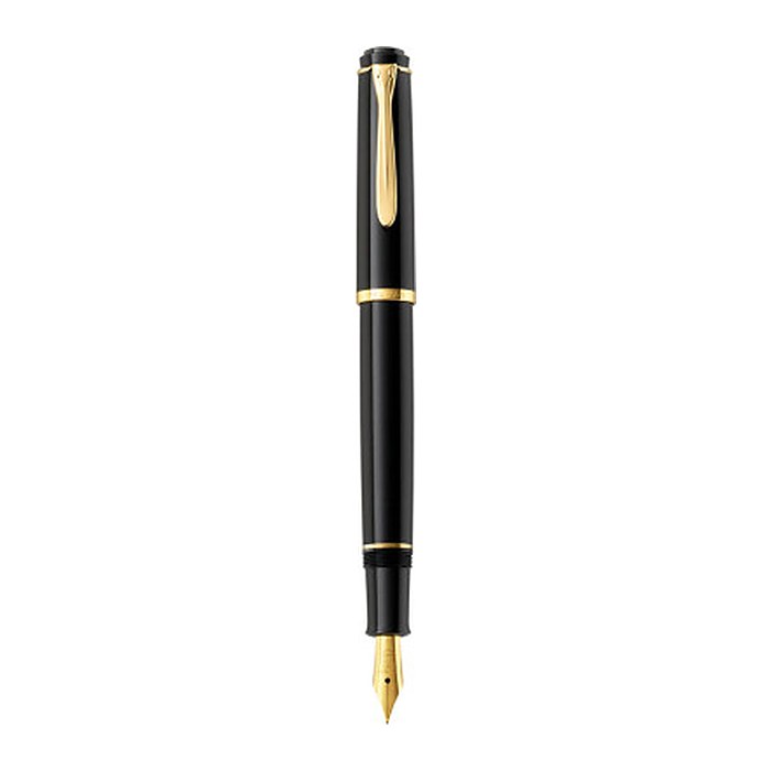 Pelikan Classic P200 Patronenfüller schwarz/gold F (fein), 1 St.