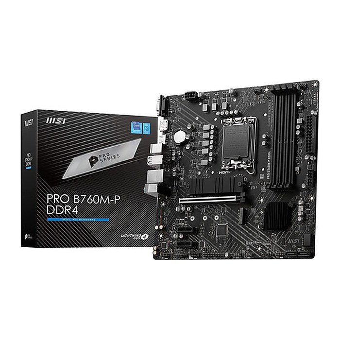 MSI PRO B760M-P DDR4 (B760,S1700,mATX,DDR4)