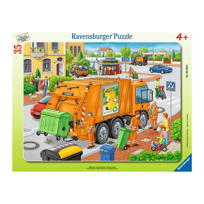 Ravensburger Müllabfuhr Puzzle, 35 Teile