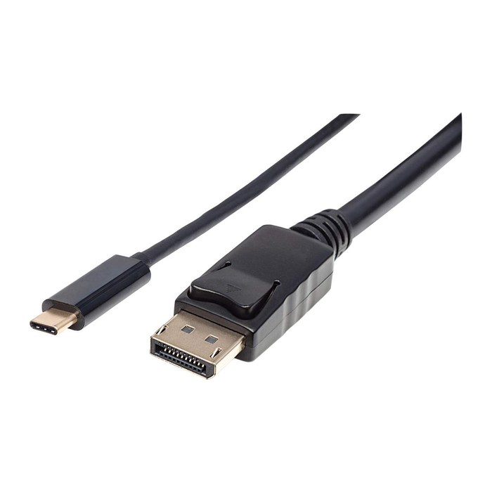 MANHATTAN USB Typ C auf DisplayPort-Adapterkabel 2m schwarz