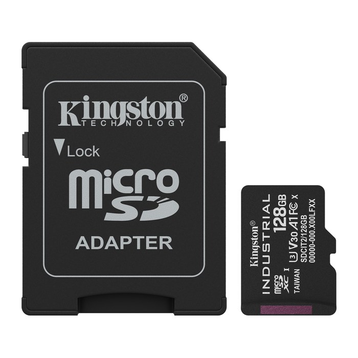 SD MicroSD Card 128GB Kingston SDHC (Class10) w.A retail