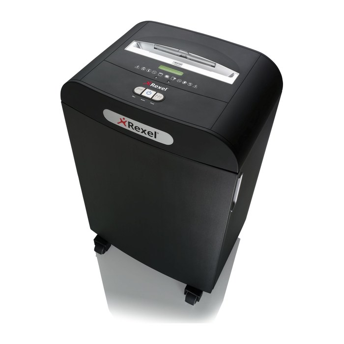Rexel Mercury RDX1850 Aktenvernichter mit Partikelschnitt P-3, 4 x 45 mm, bis 18 Blatt, schwarz