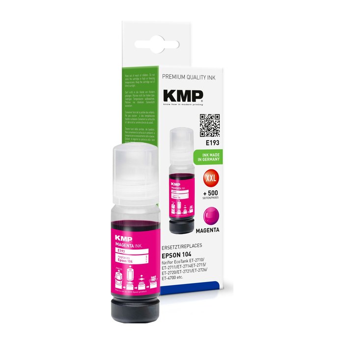 KMP Tinte EcoTank T00P3 8000 S. magenta remanufactured